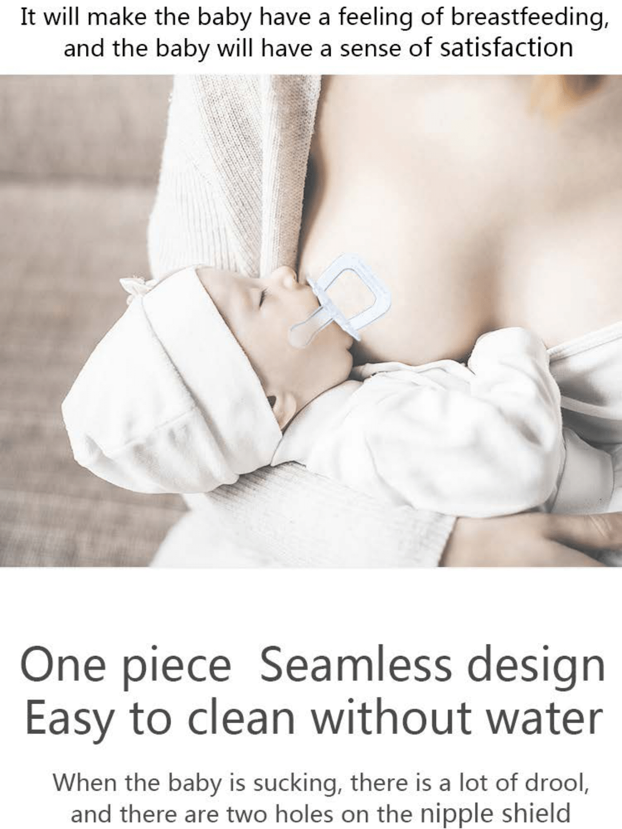 Sucette transparente pour bébé BABYDISE
